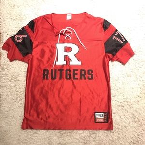 Rutgers women’s jersey shirt from PINK